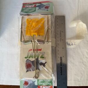 Jawtz JT Eaton Rat Trap Pro Trigger Wooden Base Metal Spring Set Cage 2 pack RAT